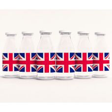 Этикетки на бутылочки для детского сока "Великобритания"
