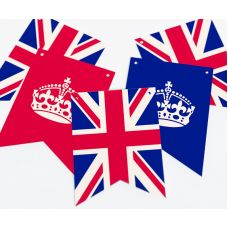 Гирлянда прямоугольная "Великобритания" корона
