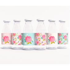 Этикетки на бутылочки для детского сока "Весенний сад"